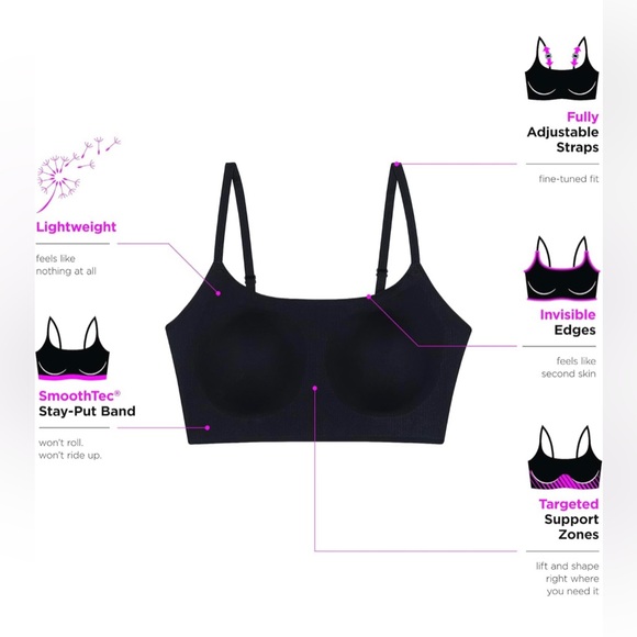 NWT Maidenform M Modern Comfort Pullover Bralette Size Small - Picture 6 of 7